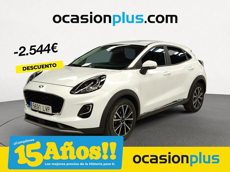 Blanco Usado 2021 Ford Puma Gen-E Titanium SUV | 19.190 € (Precio justo) - Imagen 1/3