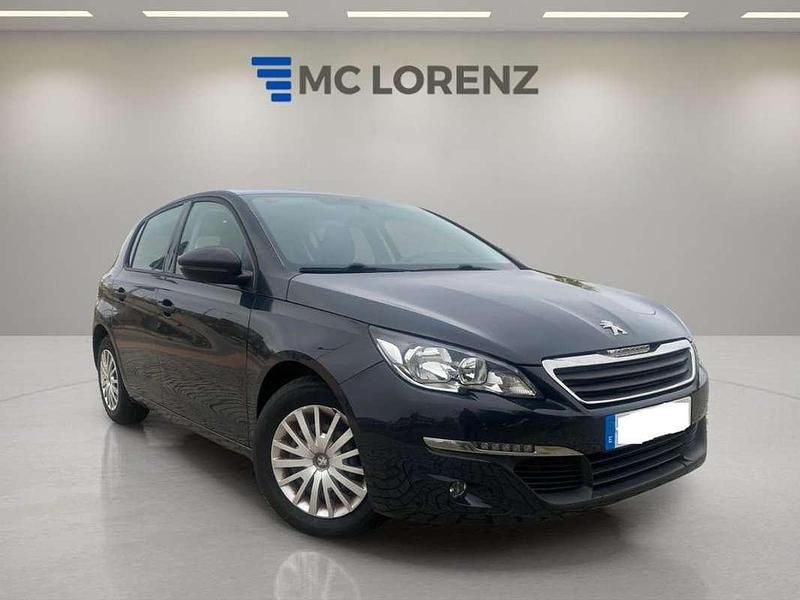 Usado Peugeot 308 Access 100 CV (73 kW) 2017 Negro Berlina