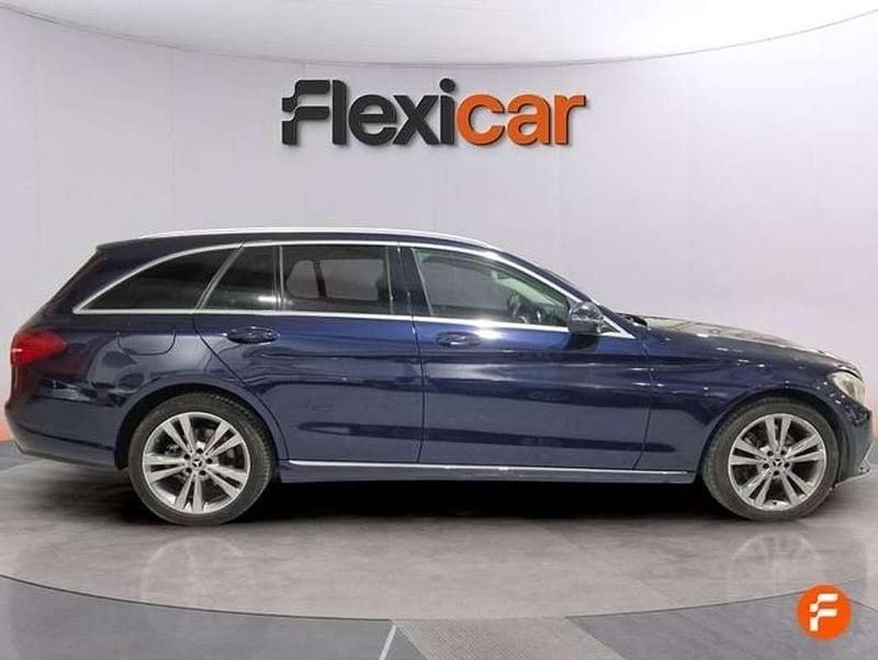 Usado Mercedes C220 170 CV (125 kW) 2017 Azul Familiar
