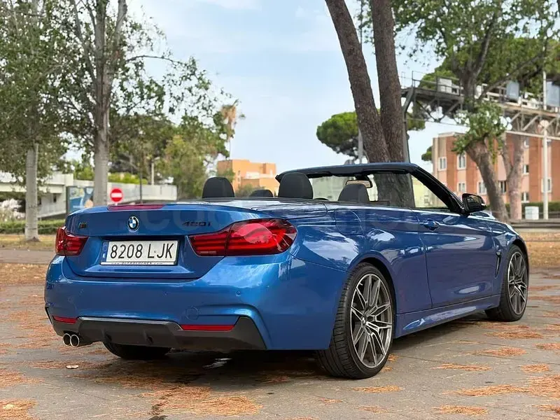 Usado BMW 420 184 CV (135 kW) 2020 Azul Descapotable