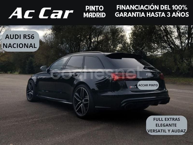 Usado Audi RS6 560 CV (411 kW) 2015 Negro Familiar