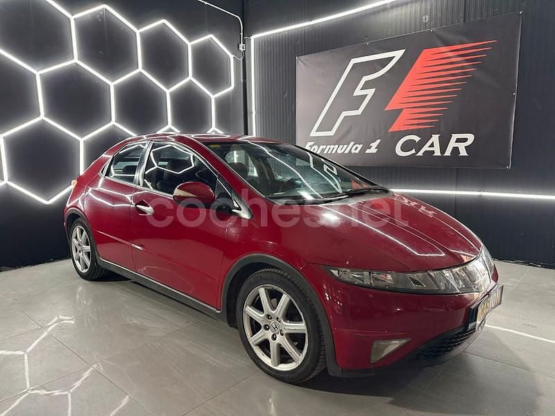 Rojo Usado 2009 Honda Civic Sport Berlina | 4890 € (Precio justo) - Imagen 1/4