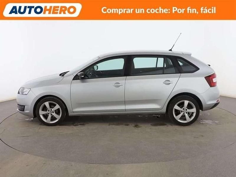 Usado Skoda Rapid Ambition 90 CV (66 kW) 2016 Gris Utilitario