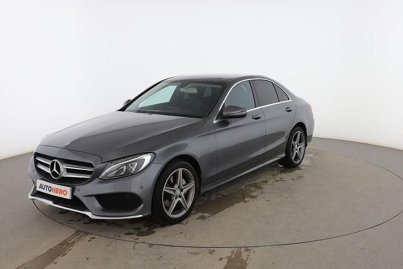 Gris Usado 2017 Mercedes C220 AMG line Berlina | 23.999 € (Buen precio) - Imagen 1/3