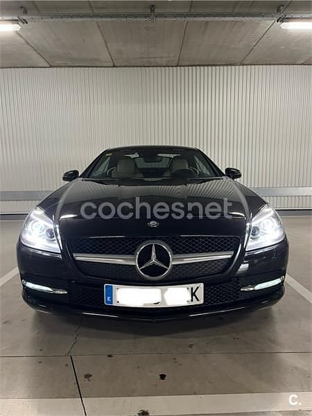 Usado Mercedes SLK200 184 CV (135 kW) 2013 Negro Descapotable