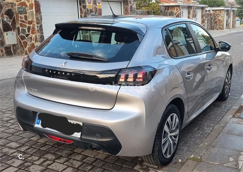 Usado Peugeot 208 Active 75 CV (55 kW) 2020 Gris / plata Utilitario