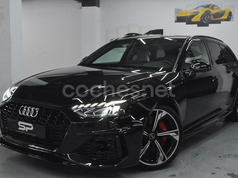 Usado Audi RS4 S-Line 450 CV (330 kW) 2021 Negro Familiar