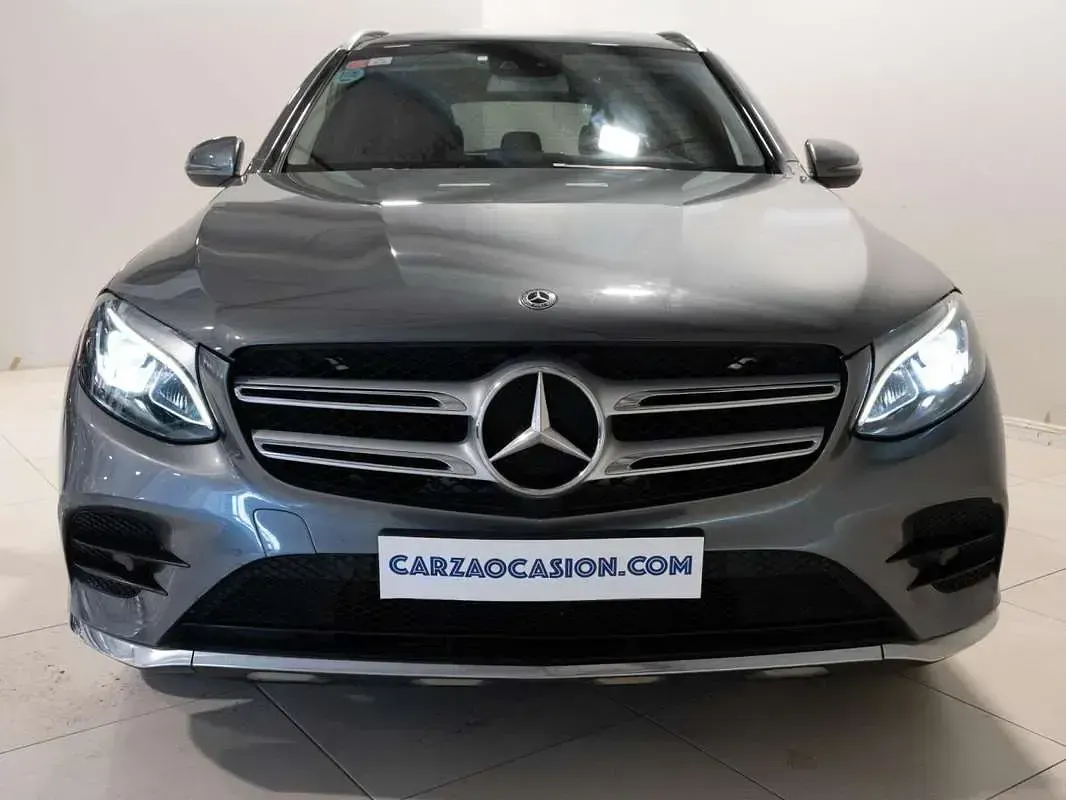 Usado Mercedes GLC220 170 CV (125 kW) 2018 Gris SUV