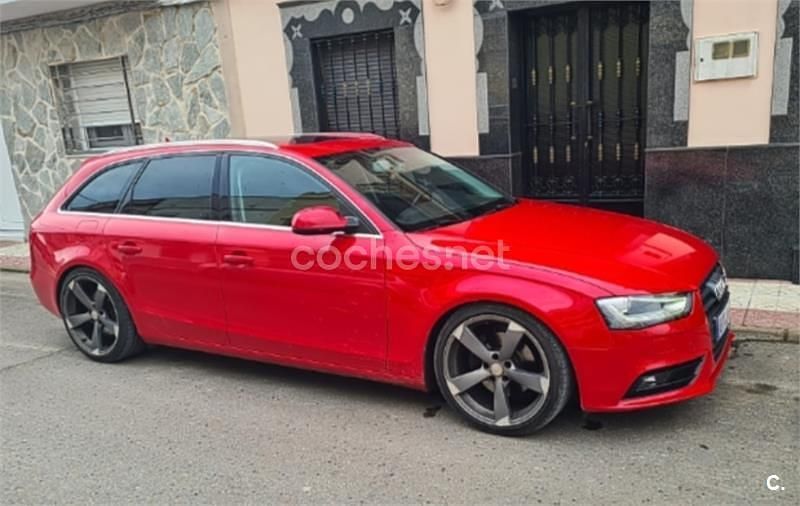 Rojo Usado 2013 Audi A4 Familiar | 8300 € (Precio justo) - Imagen 1/4