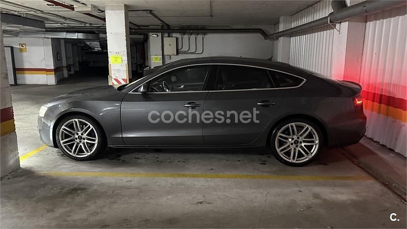 Usado Audi A5 Sportback S-Line 150 CV (110 kW) 2016 Gris / plata Utilitario