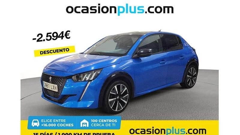 Azul Usado 2022 Peugeot 208 GTi Utilitario | 11.556 € (Precio justo) - Imagen 1/4