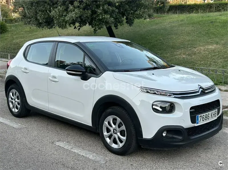 Usado Citroën C3 PureTech 82 CV (60 kW) 2018 Blanco Utilitario