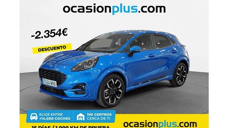 Azul Usado 2024 Ford Puma Gen-E ST-Line X SUV | 23.546 € - Imagen 1/4