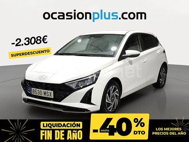 Blanco Usado 2024 Hyundai i20 Berlina | 19.450 € (Precio justo) - Imagen 1/4