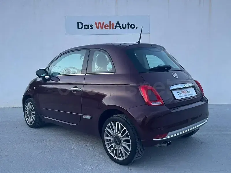 Usado Fiat 500 Lounge 69 CV (50 kW) 2017 Granate Berlina