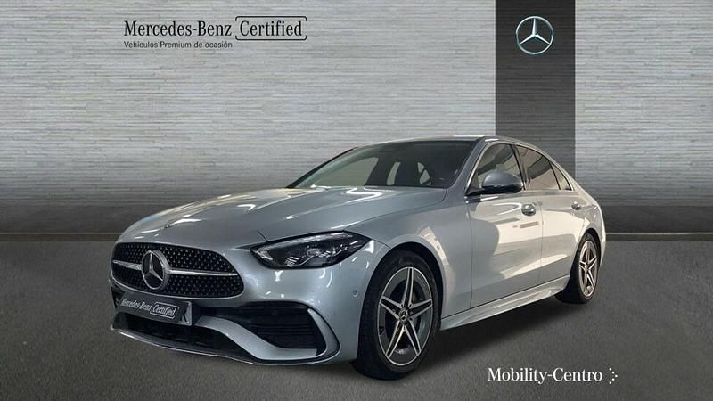 Plateado Usado 2021 Mercedes C200 Berlina | 38.900 € (Un poco caro) - Imagen 1/4