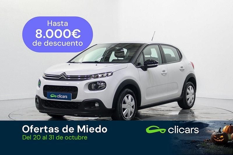 Blanco Usado 2019 Citroën C3 Feel Utilitario | 10.490 € (Precio justo) - Imagen 1/4
