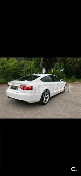 Usado Audi A5 Sportback S-Line 143 CV (105 kW) 2011 Blanco Utilitario