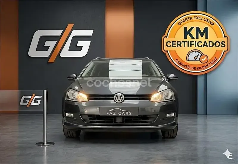 Usado VW Golf VII Advance 125 CV (91 kW) 2017 Gris / plata Familiar