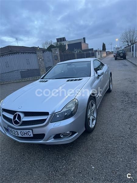 Usado Mercedes SL350 272 CV (200 kW) 2008 Gris / plata Descapotable