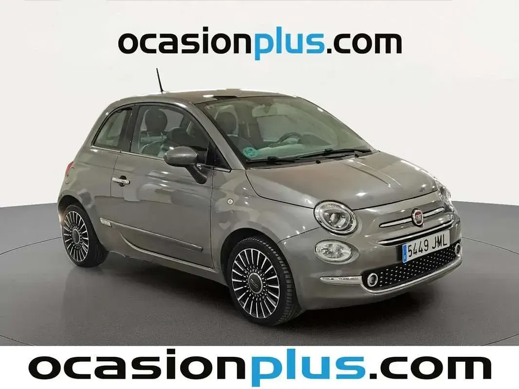 Usado Fiat 500 Lounge 69 CV (50 kW) 2016 Gris Utilitario