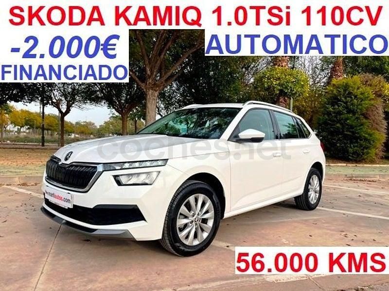 Usado Skoda Kamiq Ambition 110 CV (80 kW) 2021 Blanco SUV