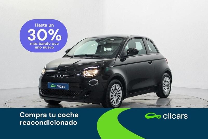 Negro Usado 2023 Fiat 500e Icon Berlina | 16.990 € (Precio justo) - Imagen 1/4