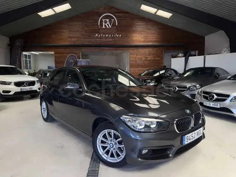 Usado BMW 118 150 CV (110 kW) 2015 Azul Utilitario