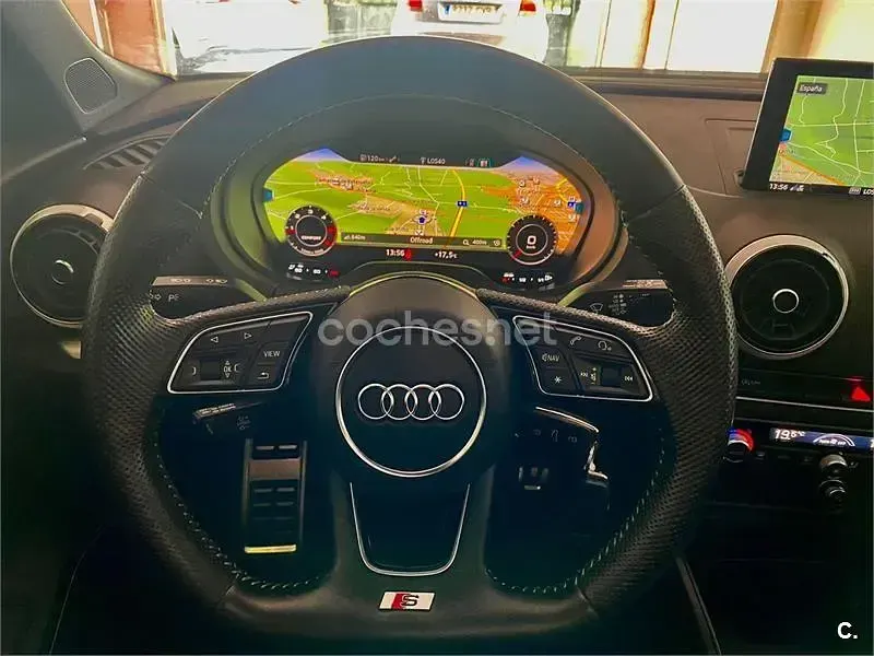 Usado Audi A3 S-Line 116 CV (85 kW) 2019 Blanco Berlina