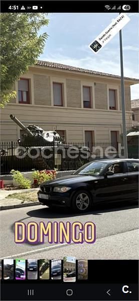 Usado BMW 118 122 CV (89 kW) 2007 Negro Utilitario