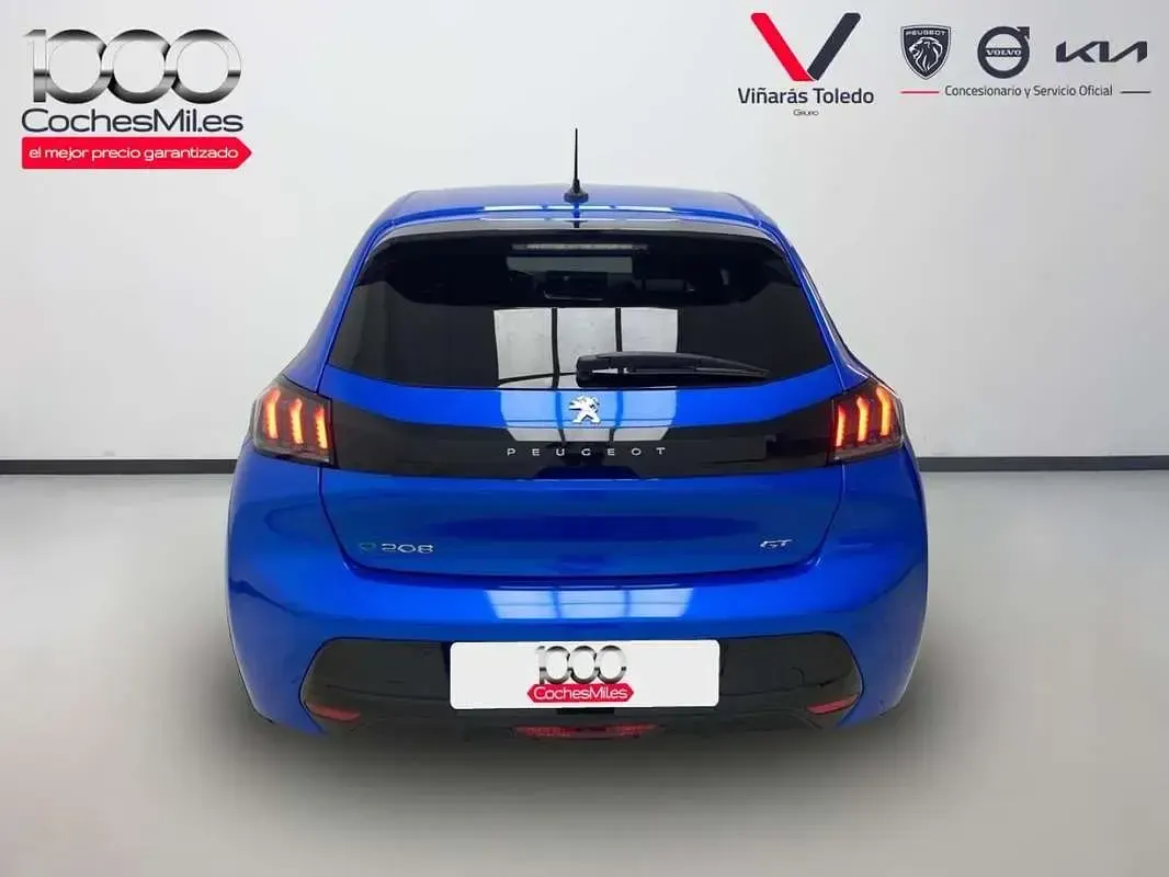 Usado Peugeot e-208 GT 100 kW (136 CV) 2023 Azul Utilitario