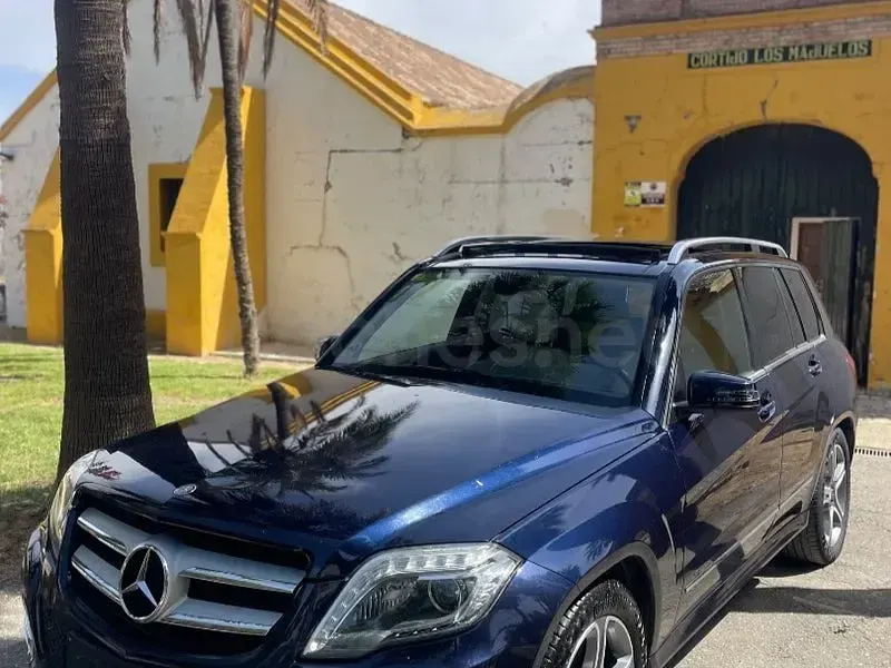 Usado Mercedes GLK200 143 CV (105 kW) 2014 Azul SUV