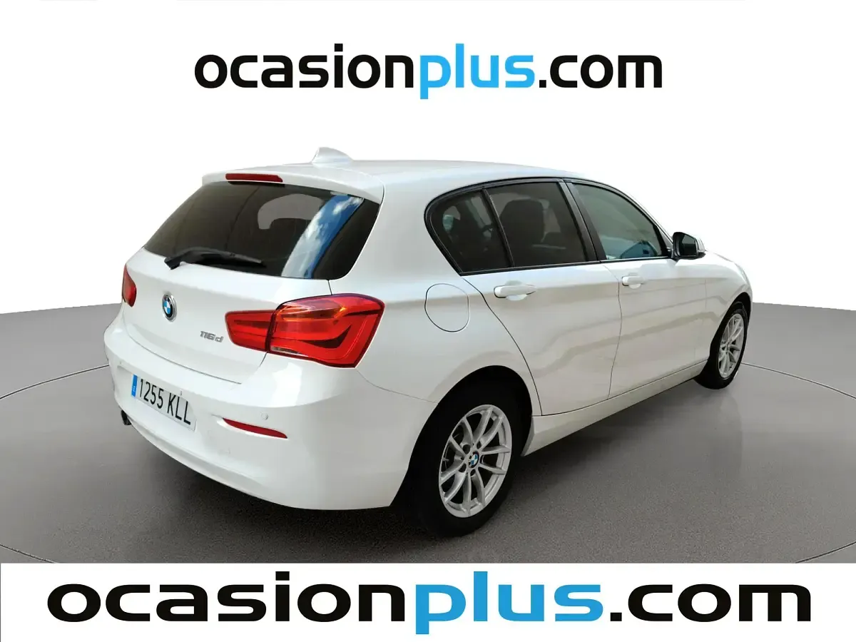 Usado BMW 116 116 CV (85 kW) 2018 Blanco Utilitario