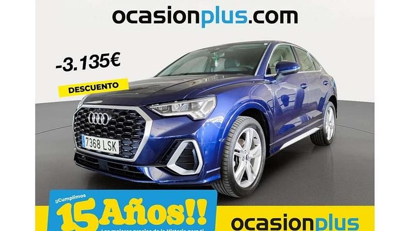 Azul Usado 2021 Audi Q3 Sportback S-Line SUV | 31.355 € (Buen precio) - Imagen 1/4