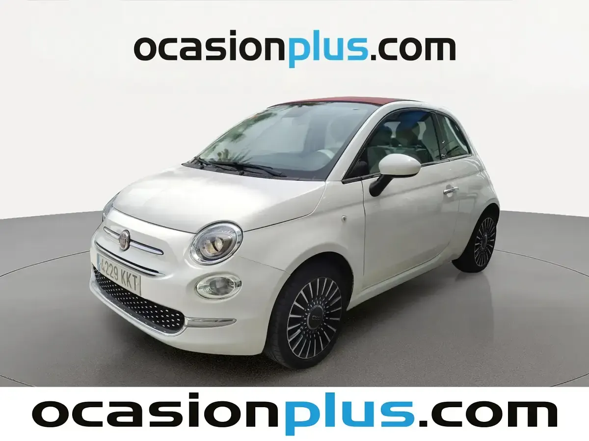 Usado Fiat 500 Lounge 69 CV (50 kW) 2018 Blanco Descapotable
