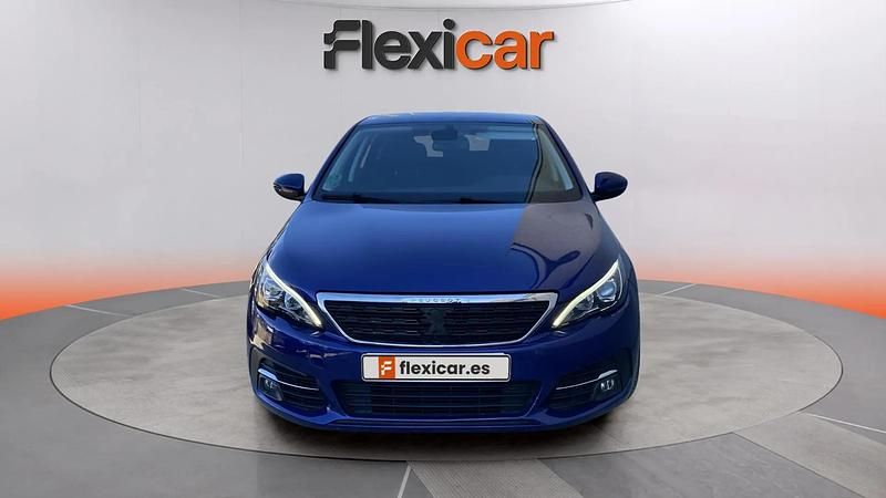 Usado Peugeot 308 Style 131 CV (96 kW) 2020 Azul Utilitario