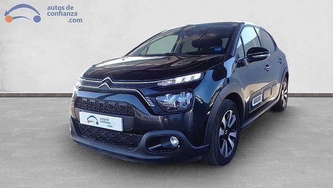 Negro Usado 2024 Citroën C3 PureTech | 14.490 € (Precio justo) - Imagen 1/4