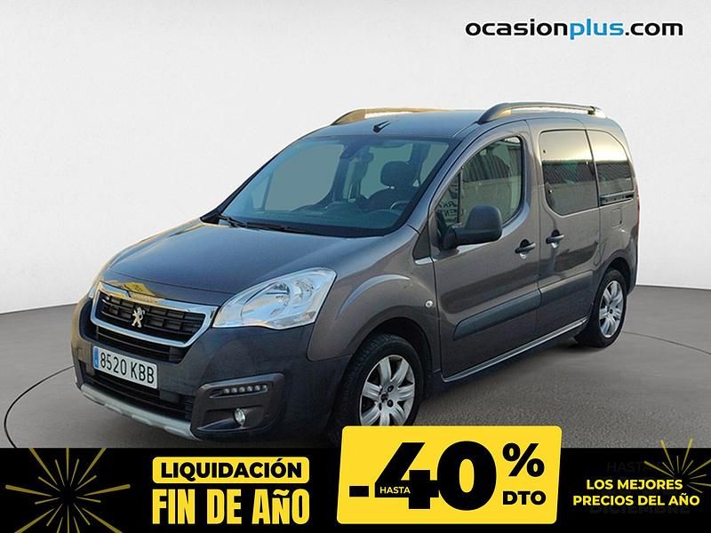 Marrón Usado 2017 Peugeot Partner Outdoor Monovolumen | 18.200 € - Imagen 1/4
