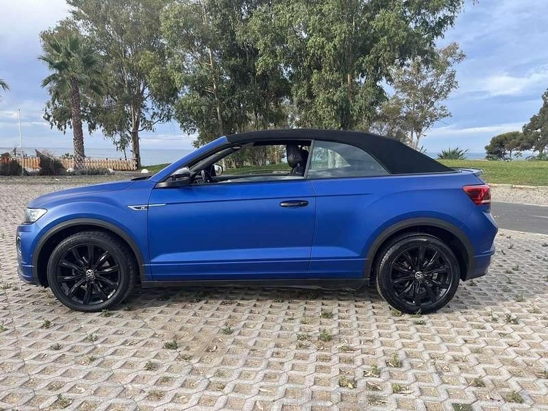 Azul Usado 2021 VW T-Roc Cabriolet R-line Descapotable | 29.999 € (Precio justo) - Imagen 1/4