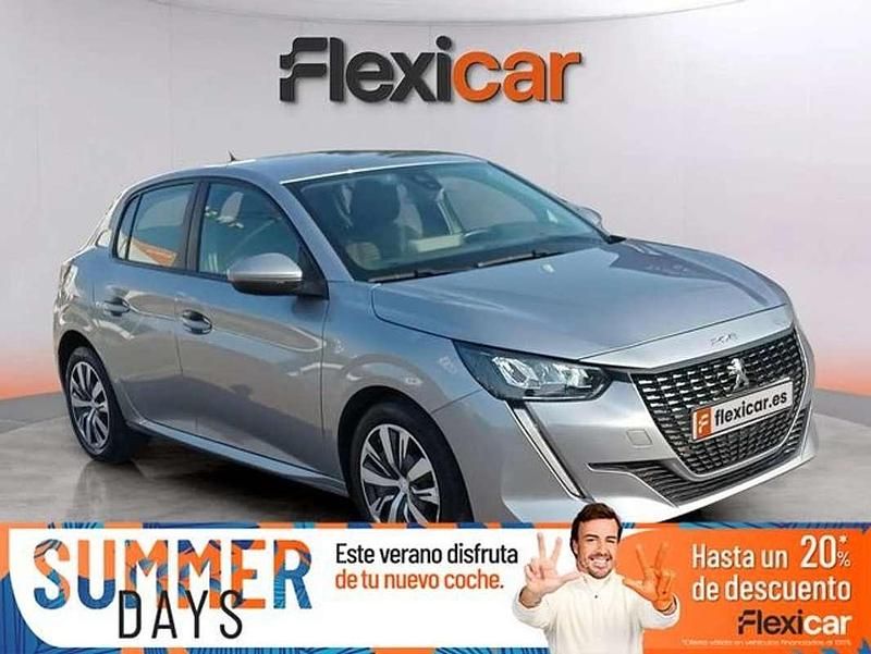 Gris Usado 2020 Peugeot 208 Active Utilitario | 10.690 € (Buen precio) - Imagen 1/4