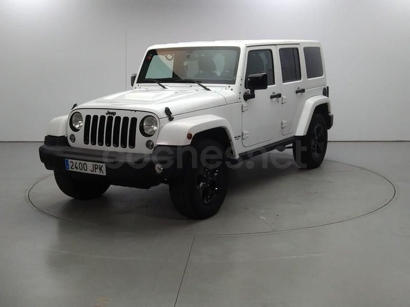 Usado Jeep Wrangler Unlimited Sahara 200 CV (147 kW) 2016 Blanco SUV