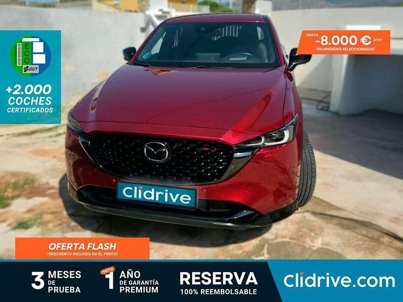 Rojo Usado 2025 Mazda CX-5 Exclusive-Line SUV | 33.590 € (Precio justo) - Imagen 1/3