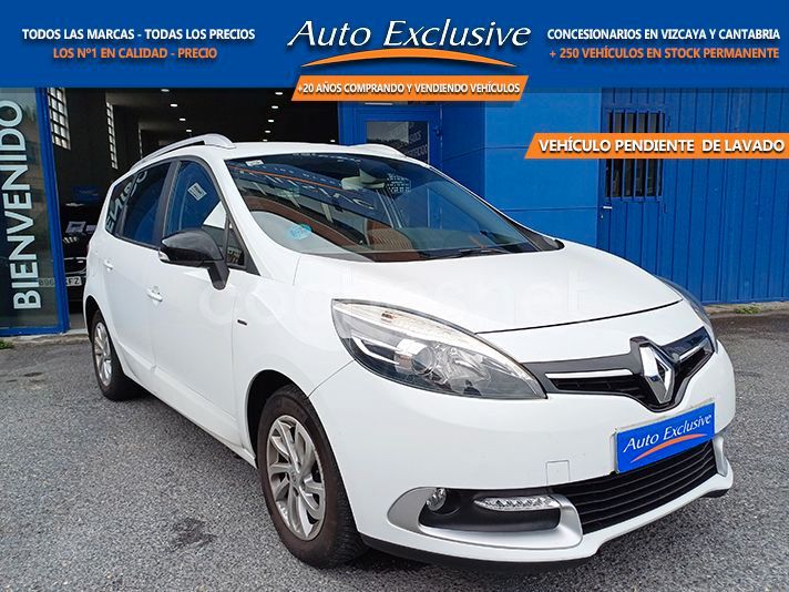 Blanco Usado 2015 Renault Grand Scénic III LIMITED Monovolumen | 9990 € (Precio justo) - Imagen 1/4