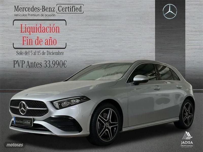 Plateado Usado 2023 Mercedes A250 AMG line Berlina | 32.990 € (Precio justo) - Imagen 1/4