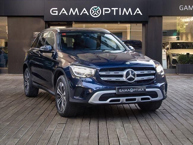 Usado Mercedes GLC300e 320 CV (235 kW) 2021 Azul SUV