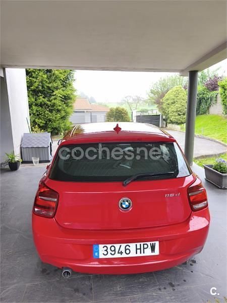 Usado BMW 116 Efficient Dynamics 116 CV (85 kW) 2013 Rojo Utilitario