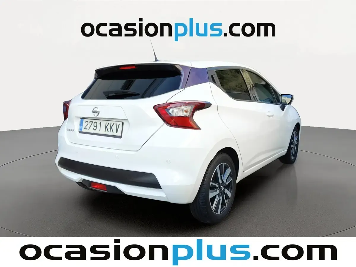 Usado Nissan Micra Acenta 71 CV (52 kW) 2018 Blanco Utilitario