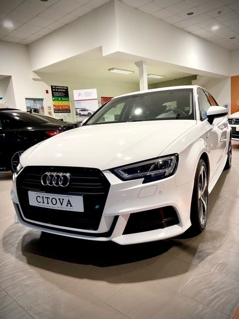 Blanco negro Usado 2017 Audi A3 S-Line Utilitario | 24.900 € (Caro) - Imagen 1/4