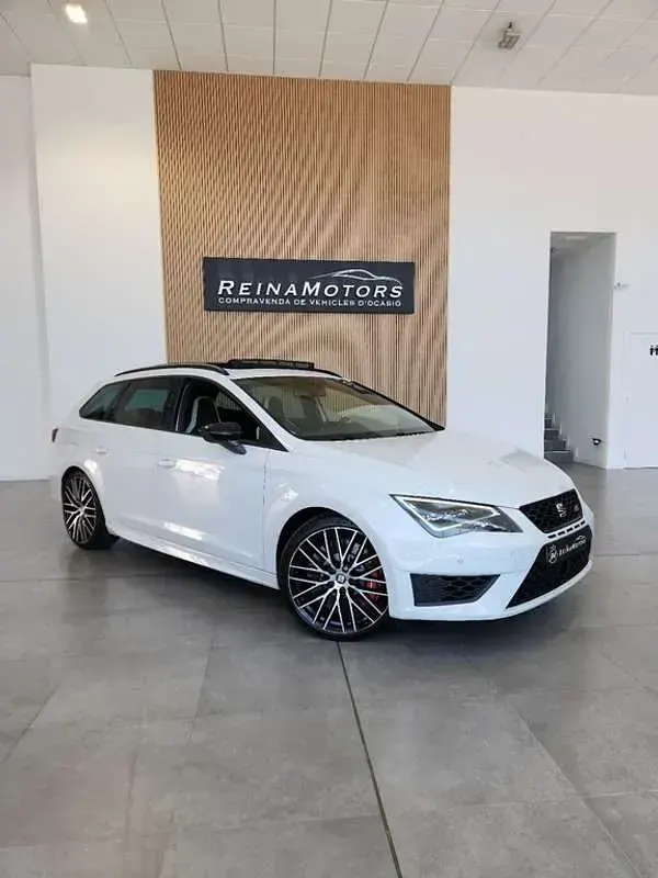 Usado Seat Leon ST CUPRA 280 CV (205 kW) 2015 Blanco Familiar