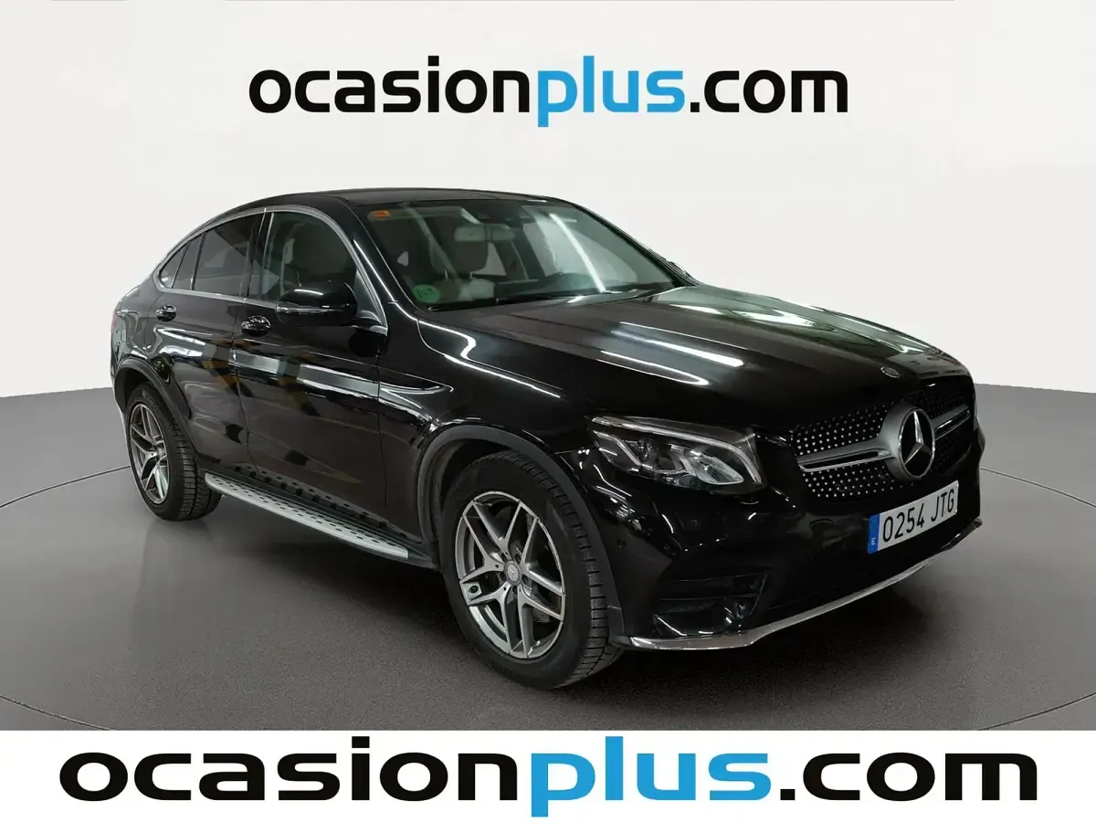 Usado Mercedes GLC220 AMG 170 CV (125 kW) 2016 Negro Coupe
